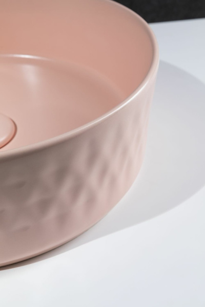 раковина-чаша allen brau fantasy romb 36 4.11033.sm розовая