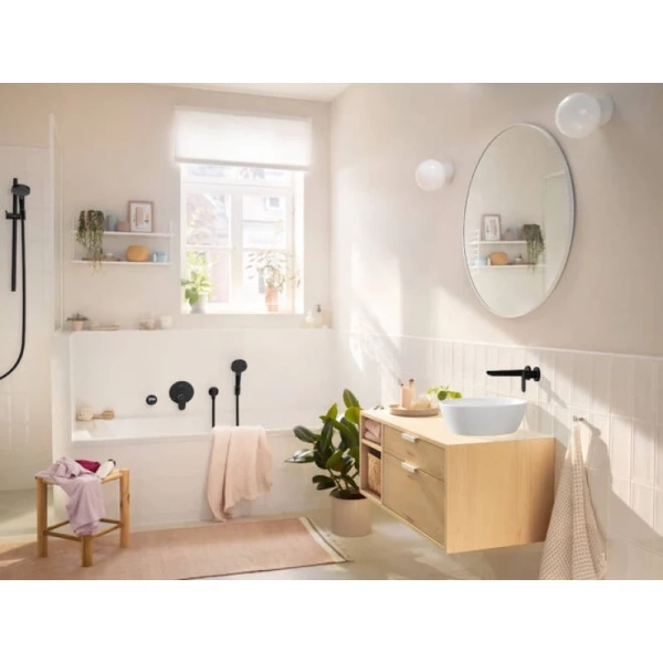 смеситель для раковины с выпуском hansgrohe rebris s 72528670