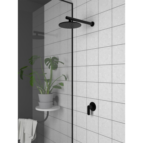 смеситель для душа paini nove 09pz690 черный матовый