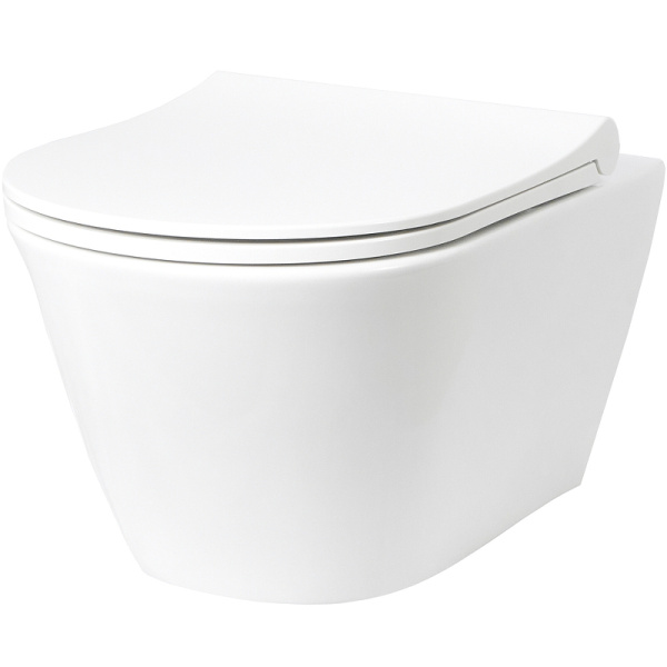 унитаз подвесной rimless logan avva l3w 00288924 без сидения, цвет белый