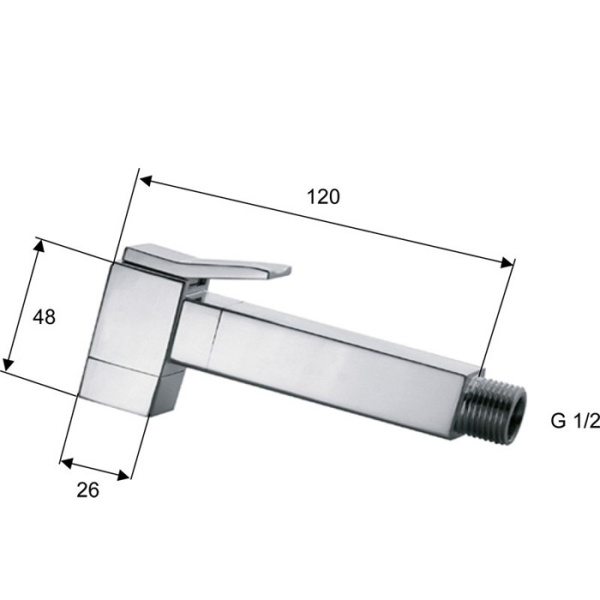 гигиенический душ daniel oasis 1010dc cr