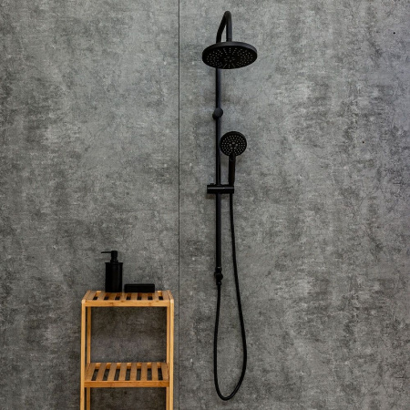 душевая система orange karl m05-932b черная