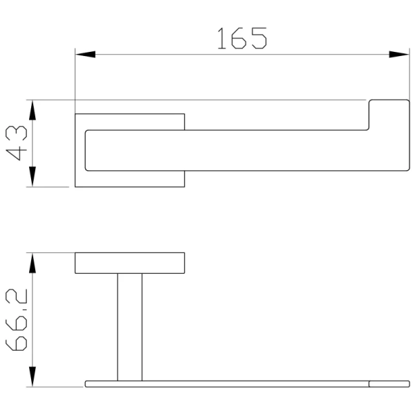 Держатель туалетной бумаги Wonzon & Woghand Flat WW-9716 хром