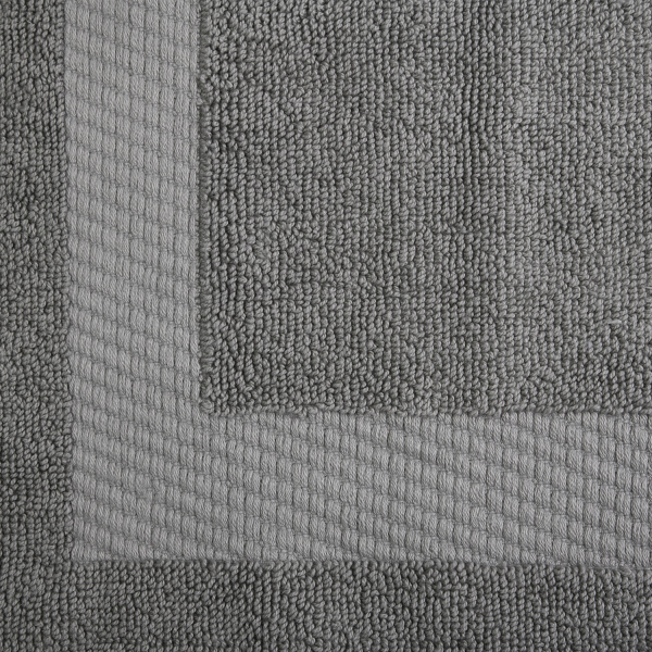 Коврик для ванной комнаты WasserKRAFT Neime BM-1913 80x50 см, цвет Monument