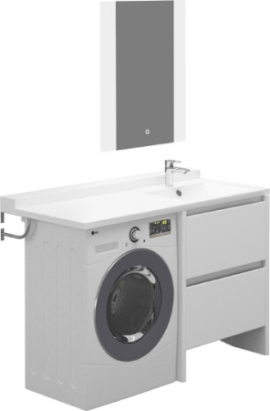 раковина над стиральной машиной цвет и стиль спартак нф-00007936 135 r