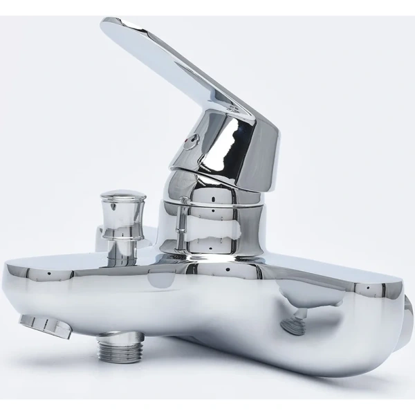 смеситель для ванны aquame prato aqmp6132 с душевым гарнитуром, хром