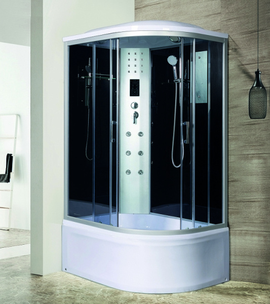 душевая кабина river dunay xl 120x90 th l 10000006168 с гидромассажем