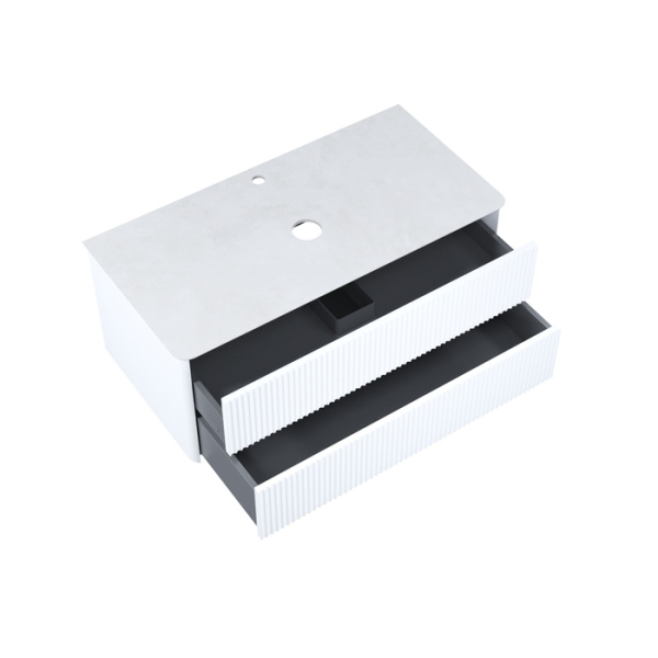 тумба подвесная со столешницей 100 см iddis aiger aig10w0i95k, белый