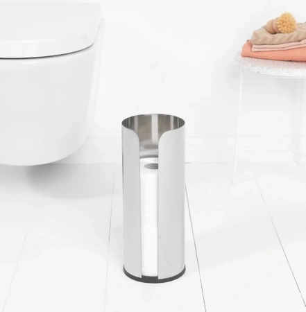 держатель для запасных рулонов brabantia renew 280580 стальной полированный