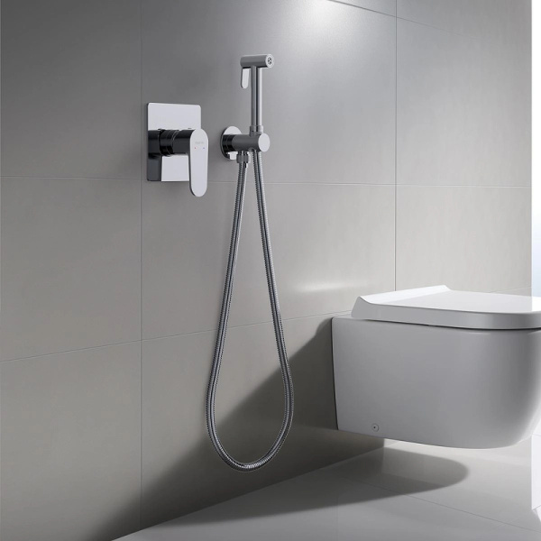 гигиенический душ со смесителем aquatek оберон aq1219cr хром