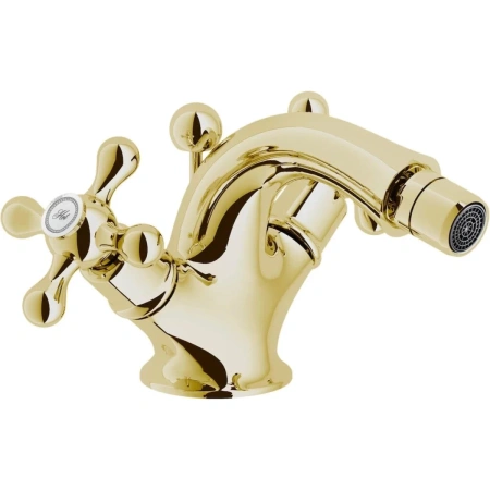 Смеситель Nobili Grazia GRC5119/6GDP для биде, с донным клапаном, золотой