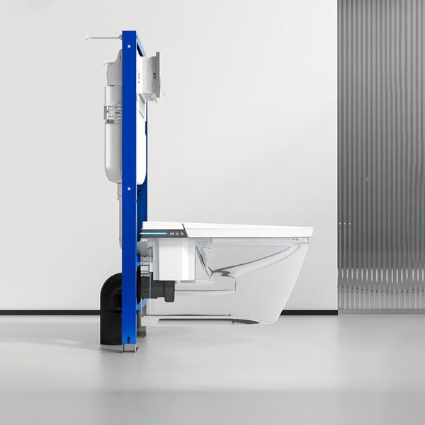 унитаз nemo 977-2/white подвесной, электронный, с функцией биде, смыв торнадо, glossy white