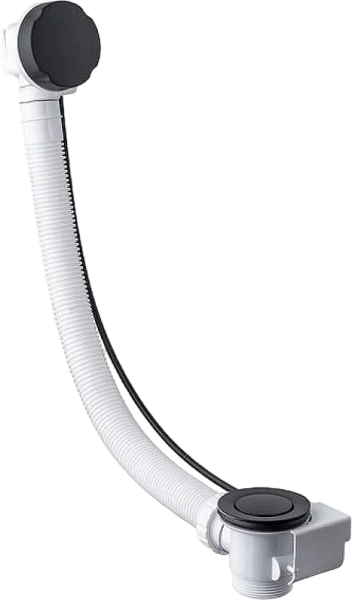 Слив-перелив Paffoni ZACC118NO 70 мм, полуавтомат, матовый черный