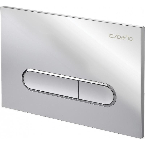 кнопка для инсталляции esbano ovl-17sc esinovl17sc глянцевый цвет хром