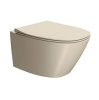 Унитаз подвесной GSI MODO+ 8415FR408 безободковый, Cretta Matte