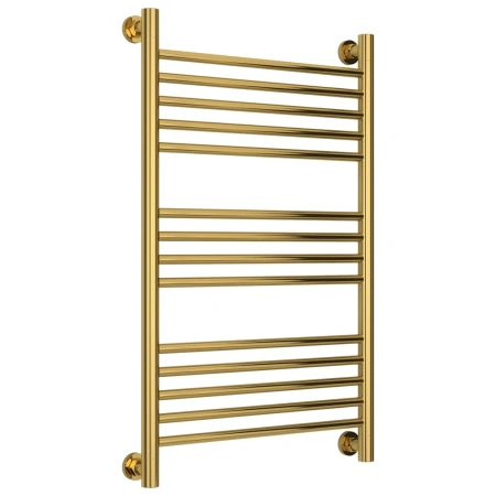 Полотенцесушитель водяной 800x500 перемычка выгнутая золотой Сунержа Богема+ 03-0221-8050