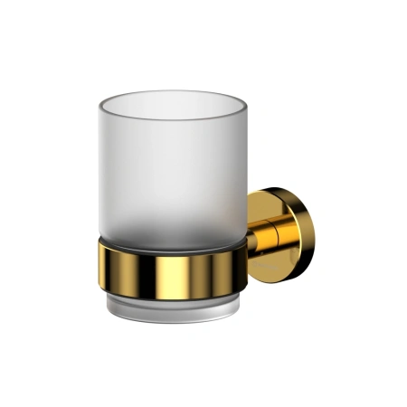 Стакан Whitecross Ergo ER2230GL для щеток, подвесной, стеклянный, золото