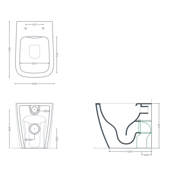 artceram a16 унитаз напольный 36х52 см, турбо смыв the.reel, saniglaze, цвет: белый глянцевый artceram a16 унитаз напольный 36х52 см, турбо смыв the.reel, saniglaze, цвет: белый глянцевый