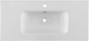раковина 100 см aquanet flat 00254365 белая