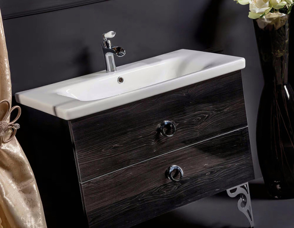 тумба под раковину boheme armadi art neoart 80 830-080-bw подвесная black wood