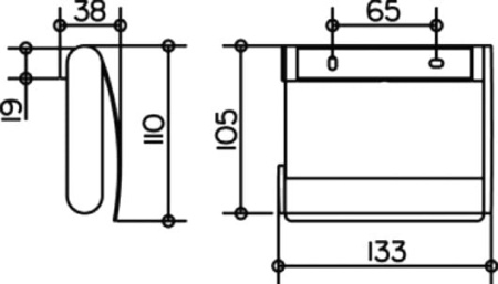 держатель туалетной бумаги с крышкой keuco plan 14960 010000 хром