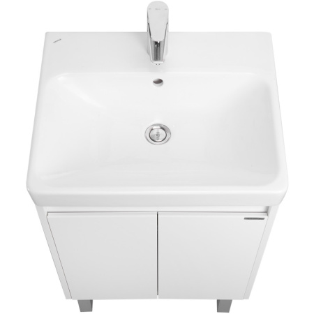 тумба белый глянец/белый матовый 48 см акватон сканди doors 1a278801sd010