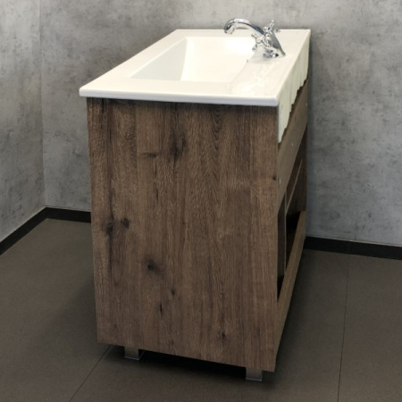 тумба с раковиной comforty марио 75 00-00004157 напольная дуб темный тумба с раковиной comforty марио 75 00-00004157 напольная дуб темный