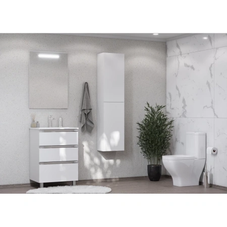 тумба белый глянец 58,5 см roca the gap a857404806