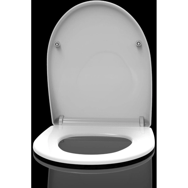 сиденье для унитаза aquatek ника aq0209-00 с крышкой, быстросъемное, с микролифтом, белое