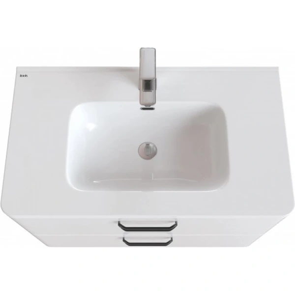 тумба с раковиной iddis brick 80 bri80w0i95k подвесная белая