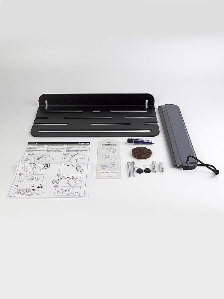 Металлическая полка Sonia Quick 185306 цвет черный матовый