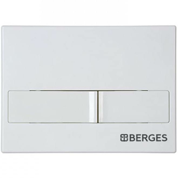 комплект унитаза с инсталляцией berges novum 042425 с сиденьем микролифт и белой клавишей смыва