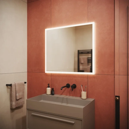 Зеркало Sancos Palace 80 с подсветкой