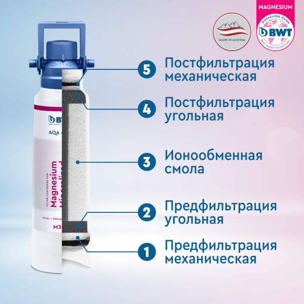 система фильтрации bwt m300 без крана и счетчика расхода