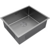 кухонная мойка paulmark next 54 uni pm215444-mg, цвет матовый серый