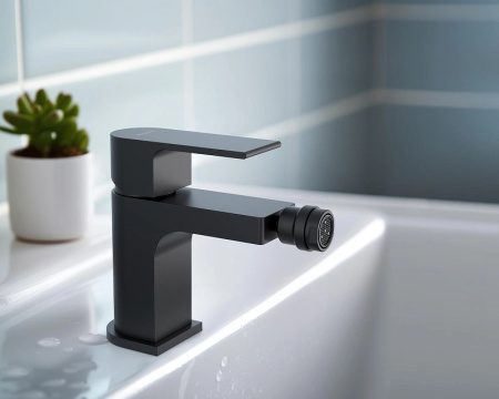 смеситель для биде aquatek лира aq1418mb черный матовый