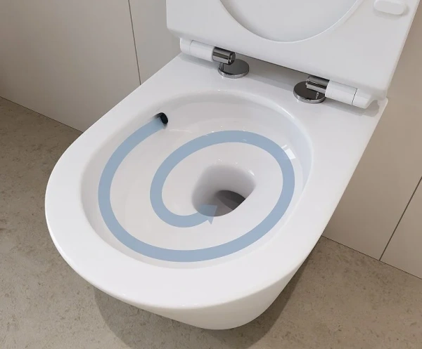 унитаз aqueduto ovo daily ovotd2210 подвесной, безободковый, смыв торнадо, сиденье с микролифтом, 48х36 см, белый глянцевый