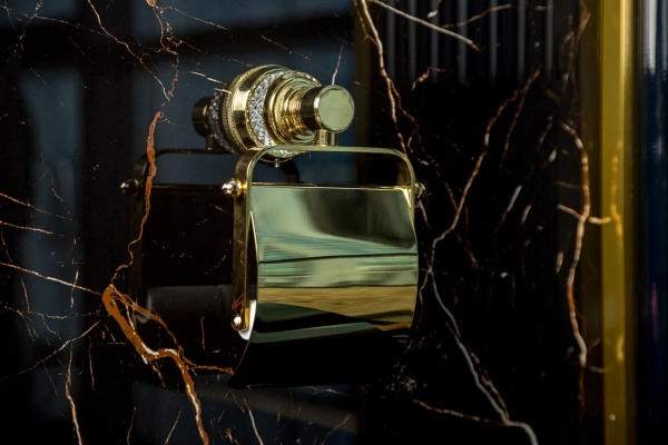 Держатель туалетной бумаги Boheme Aura 10241-G золотой