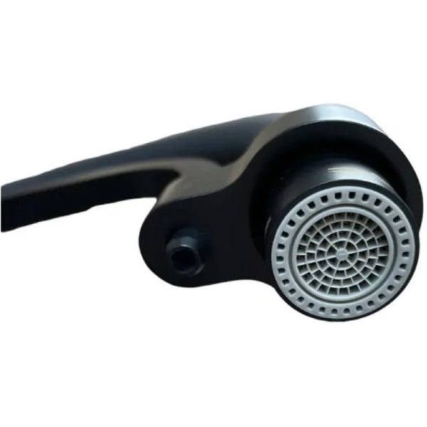 смеситель для кухни haiba hb76615-7 черный матовый