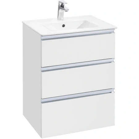 Тумба белый глянец 58,5 см Roca The Gap A857404806