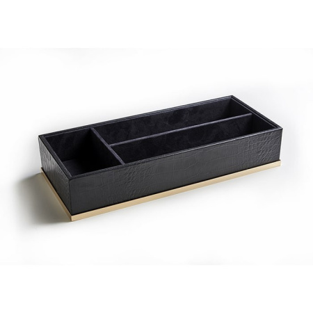 Лоток с 3 отделениями 3SC Cocco CO68AGD черный/золото
