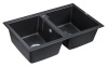 кухонная мойка paulmark tandem 80/2 pm238150-blm черный металлик кухонная мойка paulmark tandem 80/2 pm238150-blm черный металлик