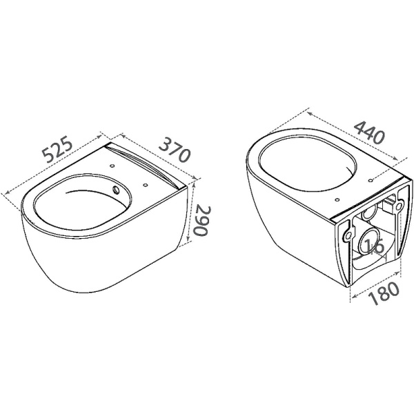 унитаз биде boheme bianca 963-set-2-mw подвесной белый матовый с сиденьем микролифт