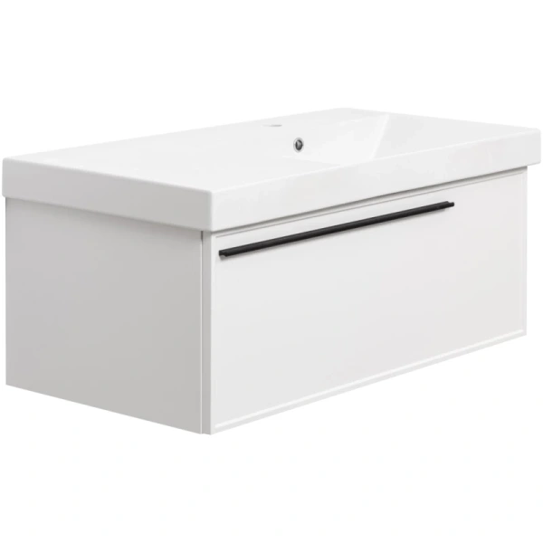 тумба белый матовый 87,6 см la fenice elba fnc-01-elb-b-90