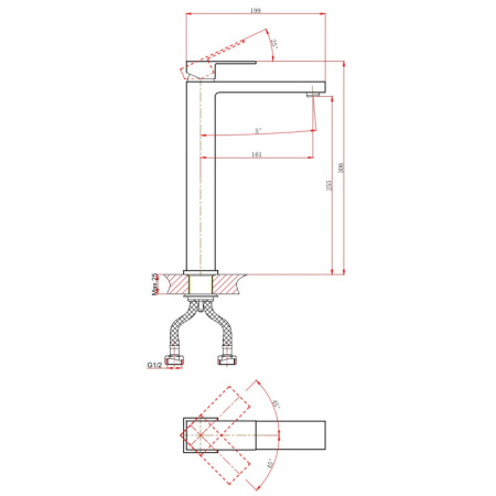 смеситель d&k bayern.liszt da1512007 для раковины, высокий, цвет матовое золото смеситель d&k bayern.liszt da1512007 для раковины, высокий, цвет матовое золото