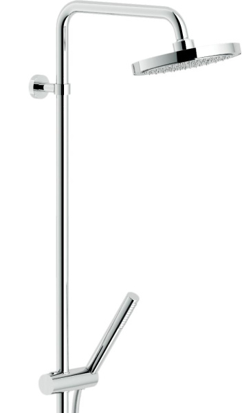 душевая стойка nobili velis ve125030/30cr с термостатом, chrome