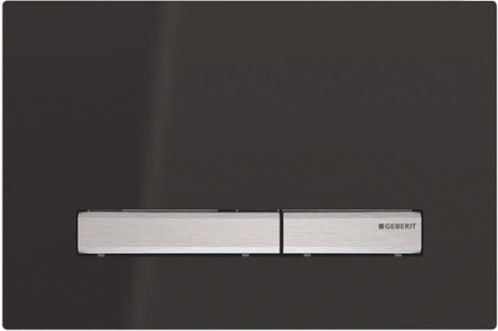 Кнопка для инсталяции Geberit Sigma 50 115.788.SD.2 зеркальное дымчатое cтекло
