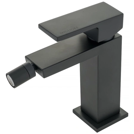 Смеситель Migliore Kvant 30437 для биде, с донным клапаном, черный матовый