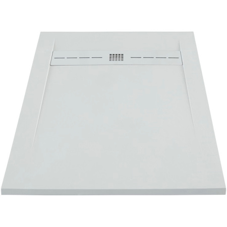 поддон для душевой кабинки из искусственного камня allen brau infinity 140×80 8.21004-21 белый камень