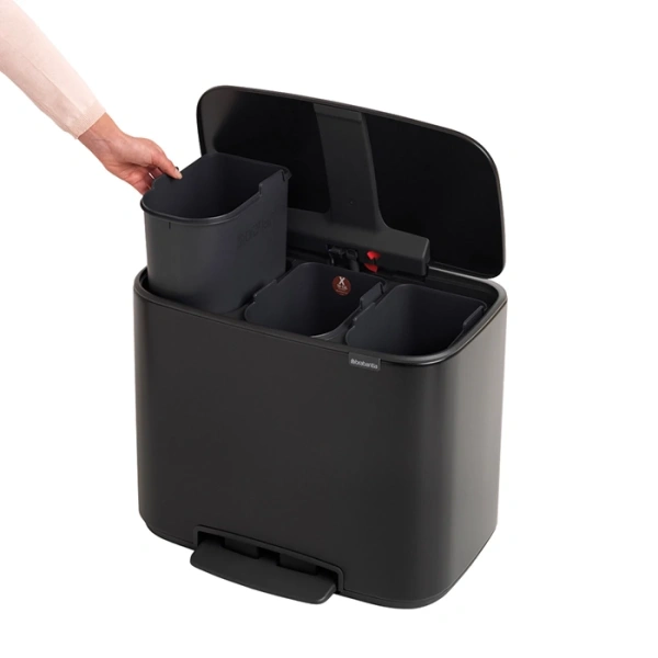 Мусорное ведро Brabantia Pedal Bin Bo Pedal Bin 121104 11 + 11 + 11 л